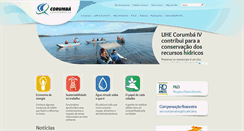 Desktop Screenshot of corumbaconcessoes.com.br
